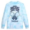 Mickey Mouse Icon And Sleeping Beauty Castle Long Sleeve Tie-Dye T-Shirt For Adults – Disneyland -Girls Clothing Store 5205048020223