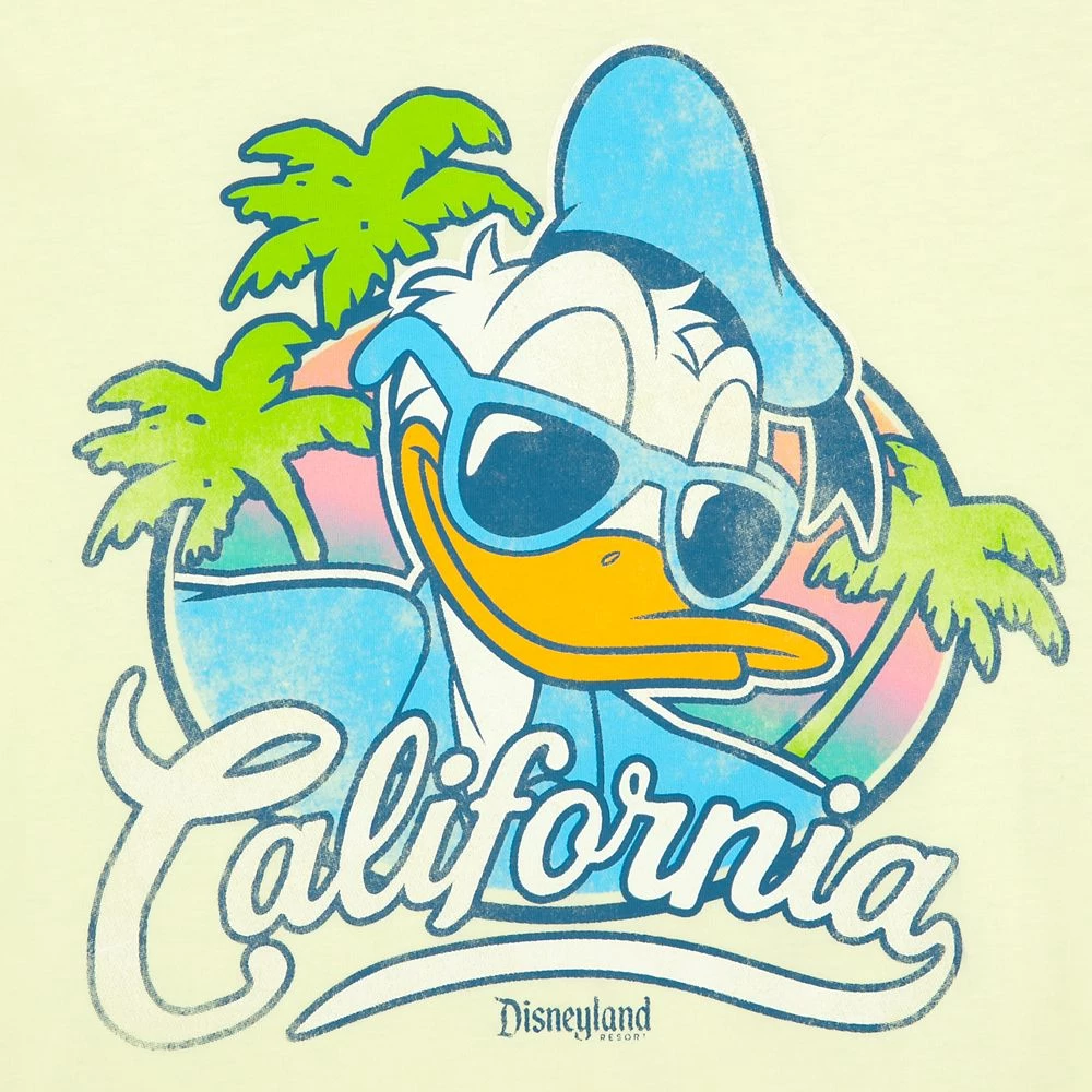 Donald Duck California Long Sleeve T-Shirt For Adults – Disneyland 4 Donald Duck California Long Sleeve T-Shirt For Adults – Disneyland - Image 2