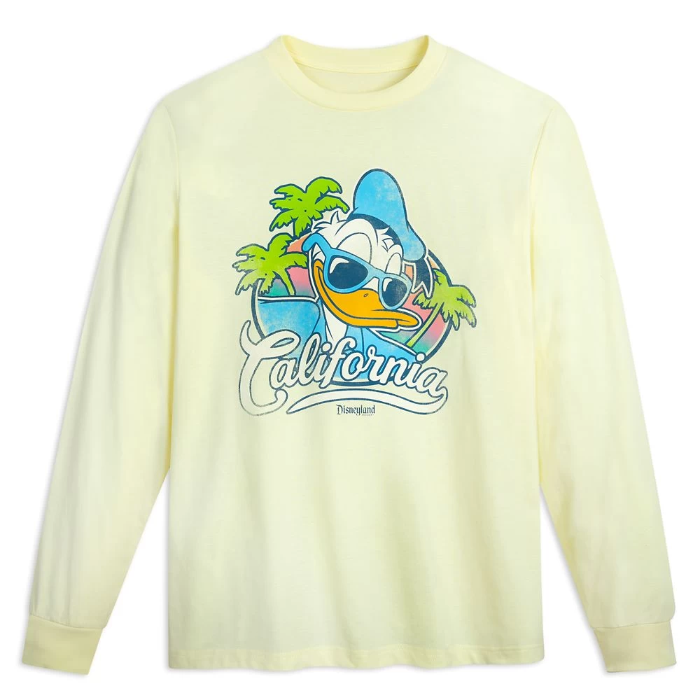 Donald Duck California Long Sleeve T-Shirt For Adults – Disneyland 3 Donald Duck California Long Sleeve T-Shirt For Adults – Disneyland