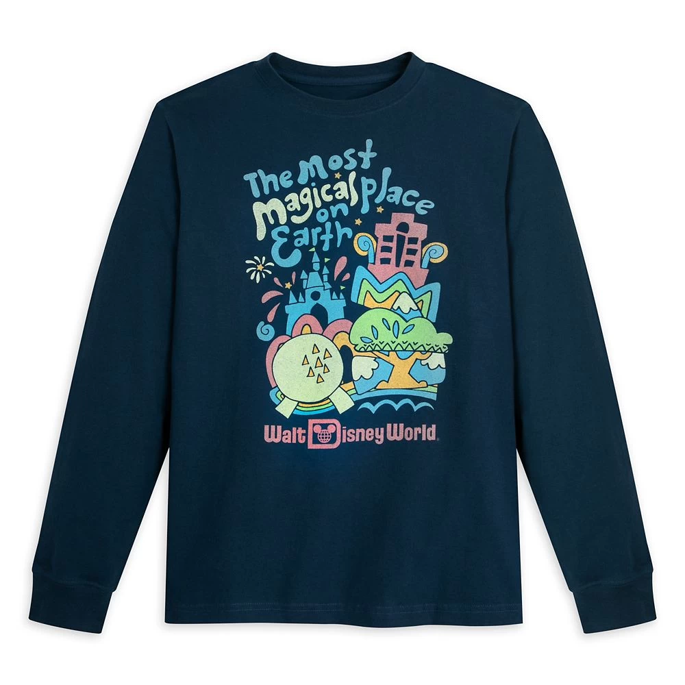 Walt Disney World ''The Most Magical Place On Earth'' Long Sleeve T-Shirt For Adults 3 Walt Disney World ''The Most Magical Place On Earth'' Long Sleeve T-Shirt For Adults