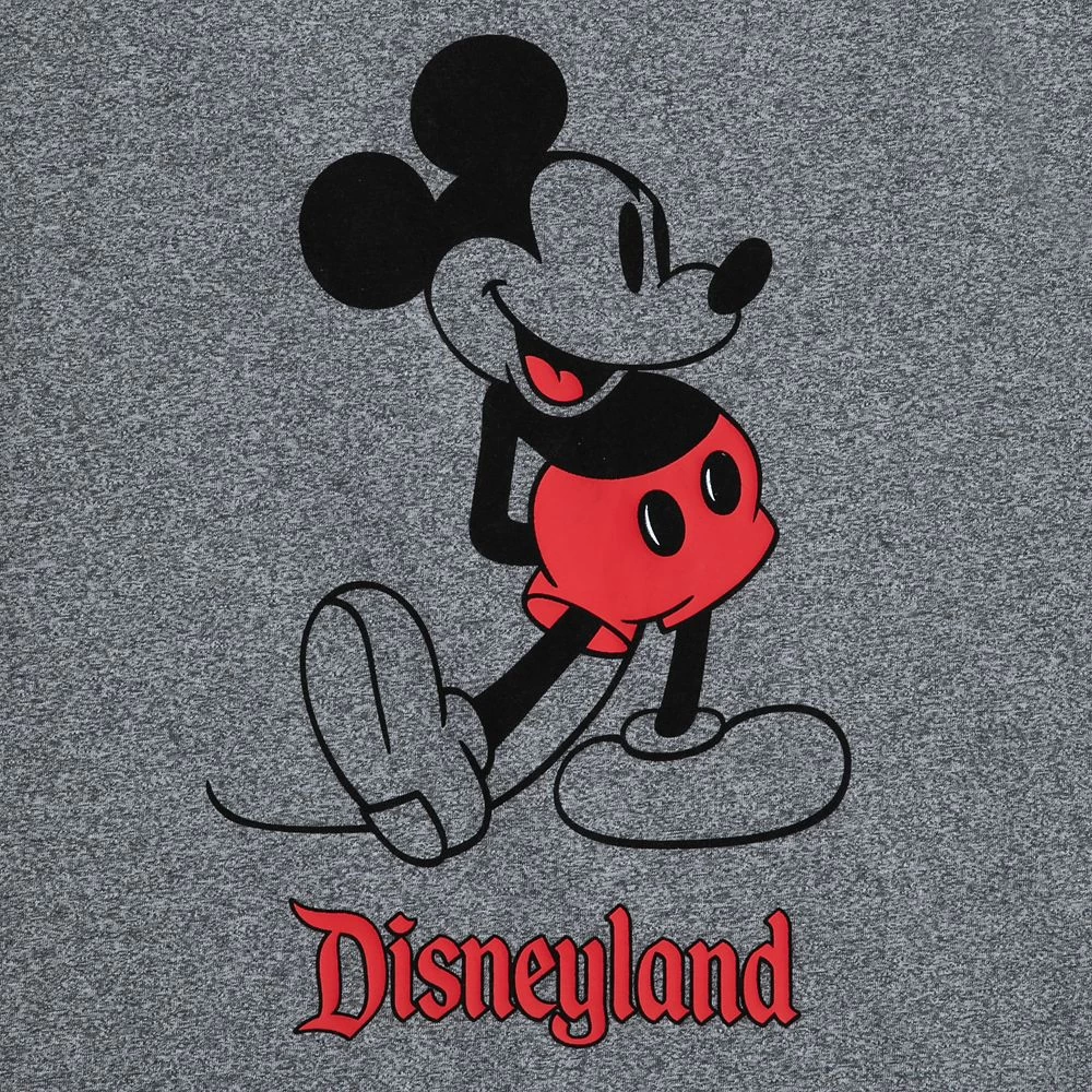 Mickey Mouse Standing Ringer T-Shirt For Adults – Disneyland 4 Mickey Mouse Standing Ringer T-Shirt For Adults – Disneyland - Image 2