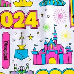 Mickey And Minnie Mouse Woven Shirt For Adults – Disneyland 2024 -Girls Clothing Store 5205057810034 3