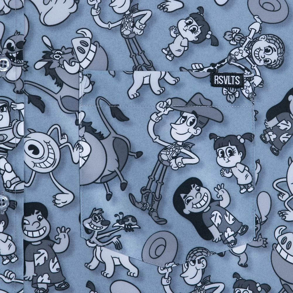 Disney And Pixar Character ''Pie-Eyed Party'' Shirt For Adults By RSVLTS 5 Disney And Pixar Character ''Pie-Eyed Party'' Shirt For Adults By RSVLTS - Image 3