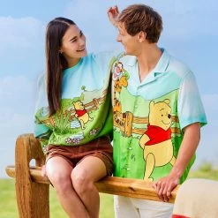 Disney Winnie The Pooh And Pals Woven Shirt For Adults -Girls Clothing Store 5205106880217 5