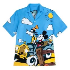 Disney Mickey Mouse And Friends Woven Shirt For Adults β Mickey & Co.