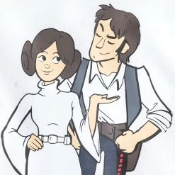 Disney Princess Leia And Han Solo ''I Love You'' Couples Spirit Jersey For Adults – Star Wars – White 10 Disney Princess Leia And Han Solo ''I Love You'' Couples Spirit Jersey For Adults – Star Wars – White -Girls Clothing Store 5302058380065 3