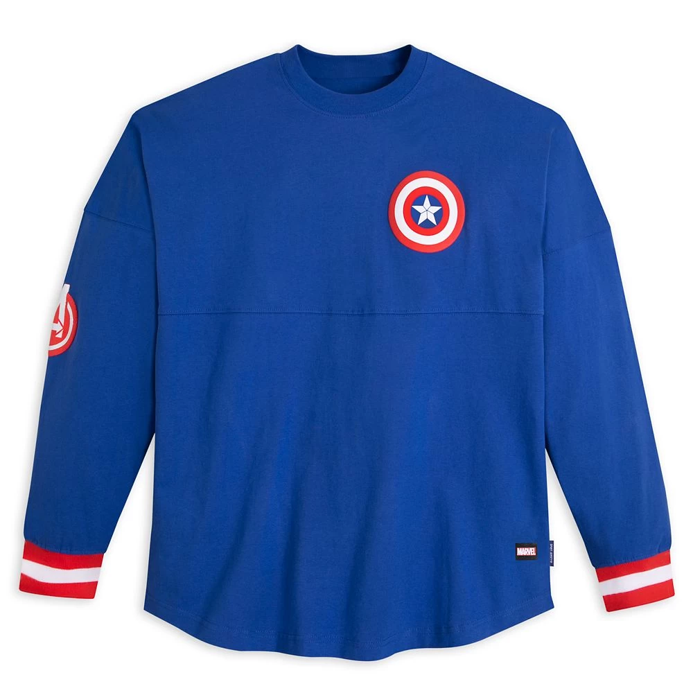 Disney Captain America Spirit Jersey For Adults 3 Disney Captain America Spirit Jersey For Adults