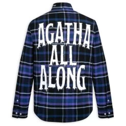 Disney Agatha Harkness Flannel Shirt For Adults By Cakeworthy – WandaVision -Girls Clothing Store 5303058250087 2