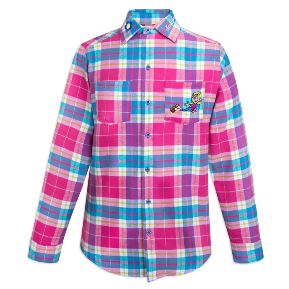 Disney Lizzie McGuire Flannel Shirt For Adults By Cakeworthy 4 Disney Lizzie McGuire Flannel Shirt For Adults By Cakeworthy - Image 2