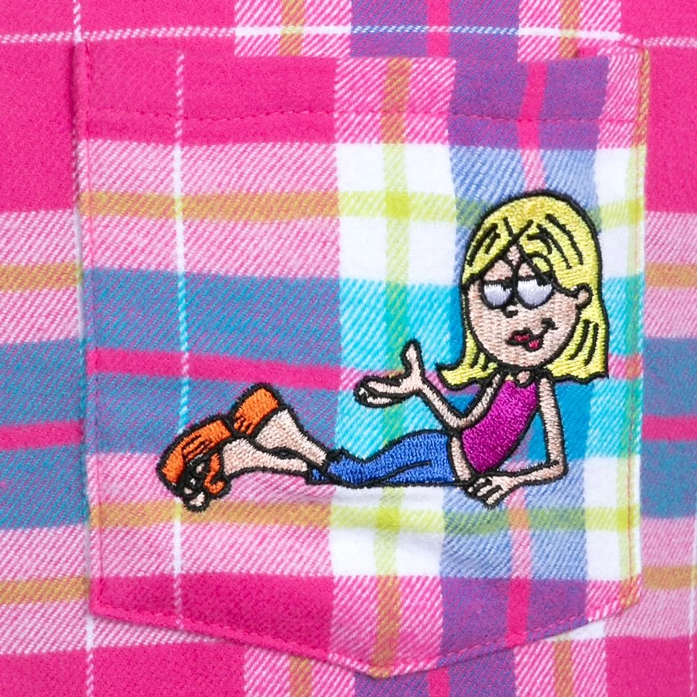Disney Lizzie McGuire Flannel Shirt For Adults By Cakeworthy 5 Disney Lizzie McGuire Flannel Shirt For Adults By Cakeworthy - Image 3