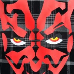 Disney Darth Maul Flannel Shirt For Adults By Cakeworthy – Star Wars: Episode 1 – The Phantom Menace -Girls Clothing Store 5303058250119 5