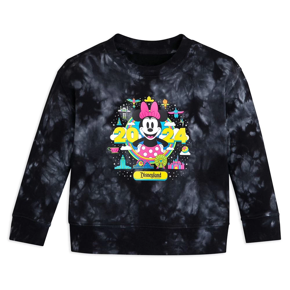 Disneyland 2024 Tie-Dye Pullover Sweatshirt For Kids 3 Disneyland 2024 Tie-Dye Pullover Sweatshirt For Kids