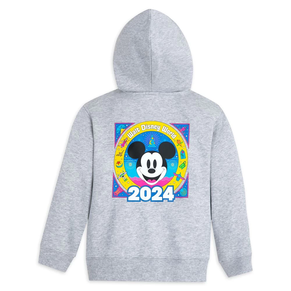 Mickey Mouse Zip Hoodie For Kids – Walt Disney World 2024 4 Mickey Mouse Zip Hoodie For Kids – Walt Disney World 2024 - Image 2