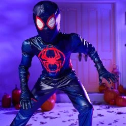 Disney Miles Morales Spider-Man Costume For Kids -Girls Clothing Store 5502107019285 10