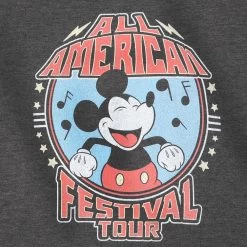 Disney Mickey Mouse All American Festival Tour T-Shirt For Adults -Girls Clothing Store 6720107063643 2