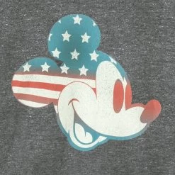 Disney Mickey Mouse Americana Flag T-Shirt For Adults 7 Disney Mickey Mouse Americana Flag T-Shirt For Adults -Girls Clothing Store 6720107063644 2