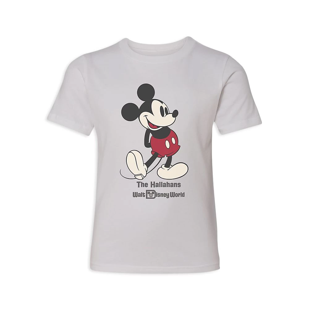 Kids' Walt Disney World Standing Mickey Mouse T-Shirt – Customized 5 Kids' Walt Disney World Standing Mickey Mouse T-Shirt – Customized - Image 3