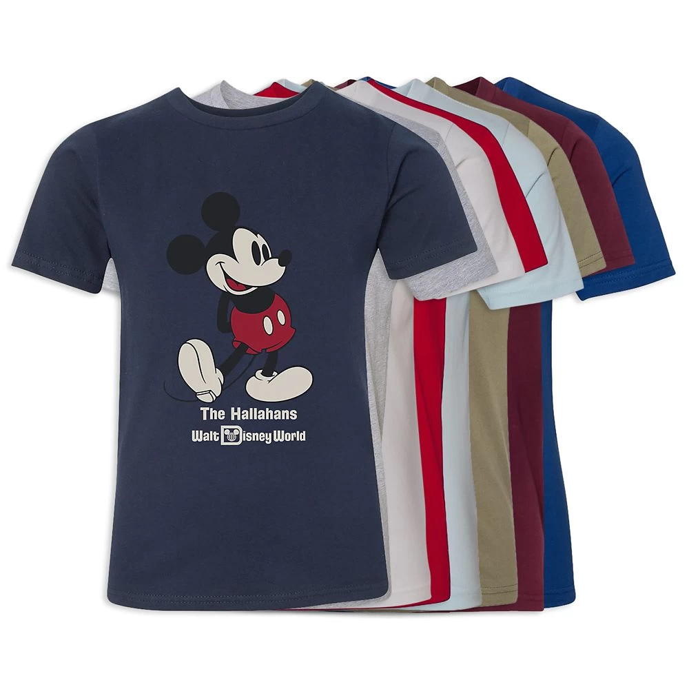 Kids' Walt Disney World Standing Mickey Mouse T-Shirt – Customized 3 Kids' Walt Disney World Standing Mickey Mouse T-Shirt – Customized