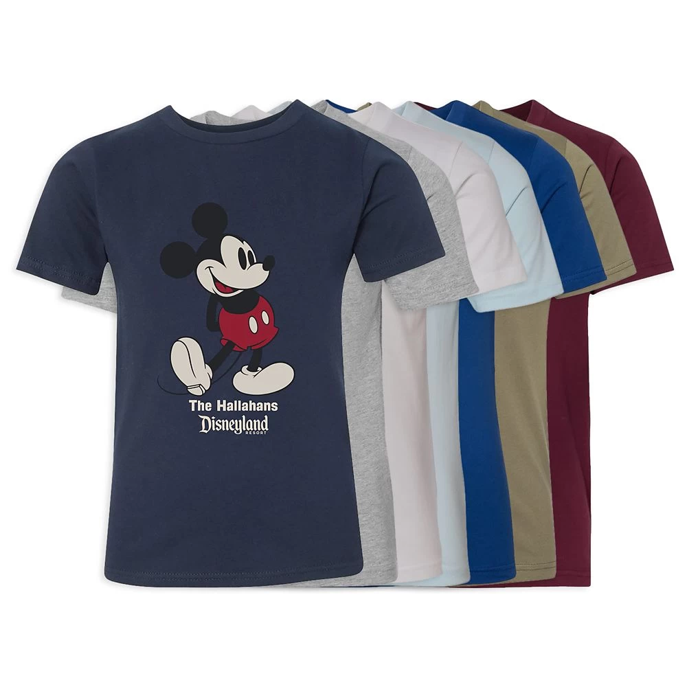 Kids' Disneyland Standing Mickey Mouse T-Shirt β Customized 3 Kids' Disneyland Standing Mickey Mouse T-Shirt β Customized