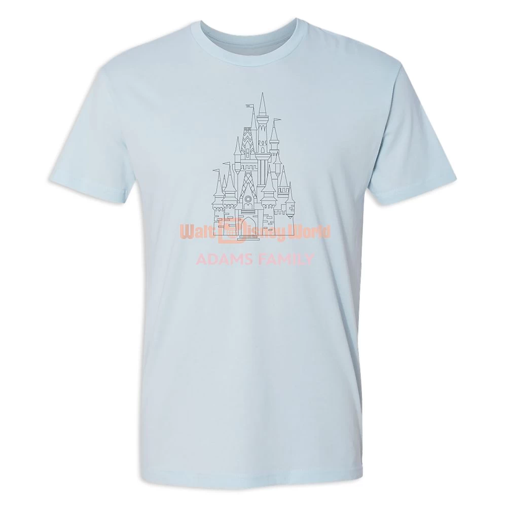 Adults' Cinderella Castle Walt Disney World T-Shirt – Customized 4 Adults' Cinderella Castle Walt Disney World T-Shirt – Customized - Image 2