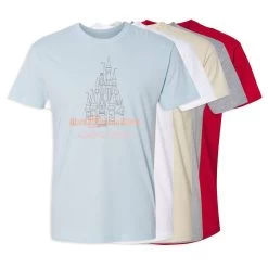 Adults' Cinderella Castle Walt Disney World T-Shirt β Customized