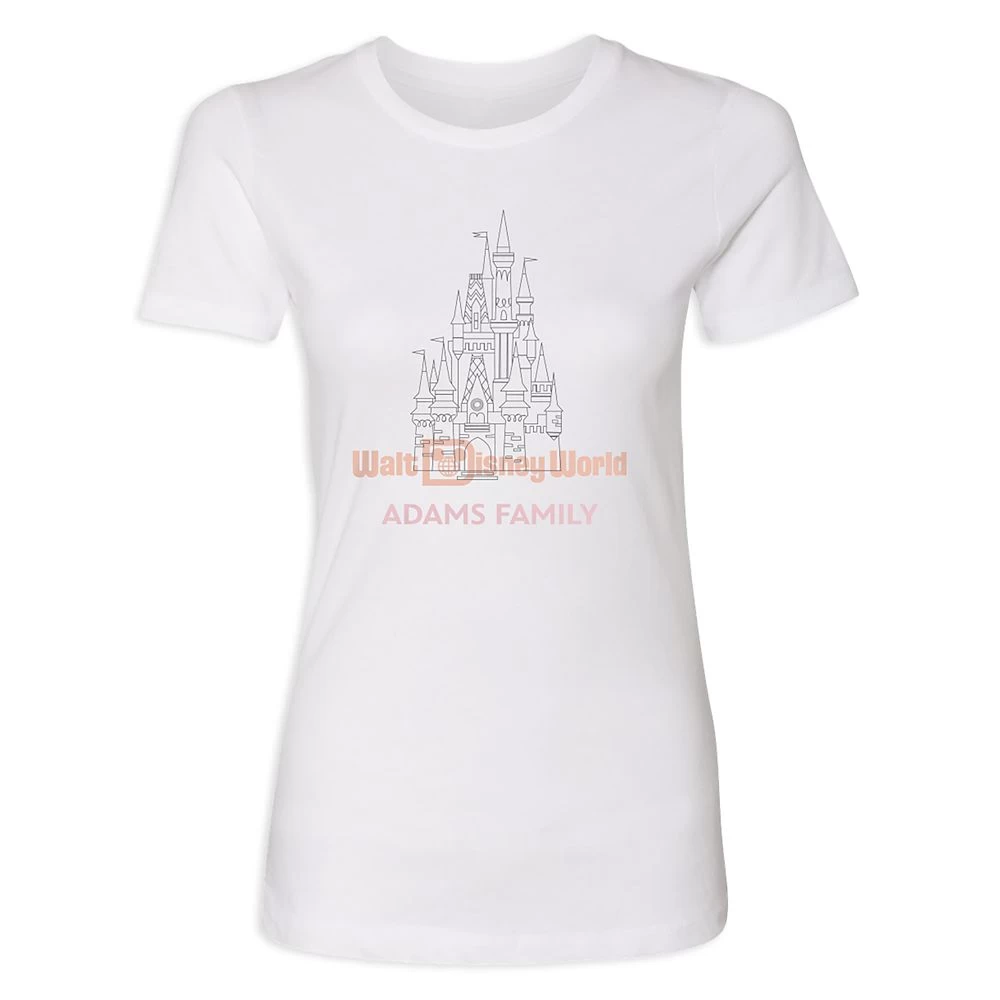 Women's Cinderella Castle Walt Disney World T-Shirt – Customized 4 Women's Cinderella Castle Walt Disney World T-Shirt – Customized - Image 2