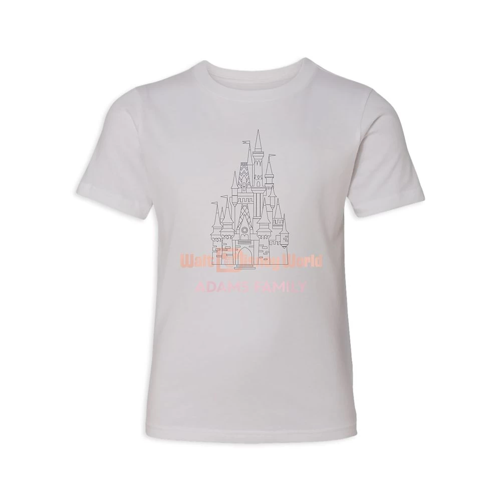 Kids' Cinderella Castle Walt Disney World T-Shirt – Customized 4 Kids' Cinderella Castle Walt Disney World T-Shirt – Customized - Image 2