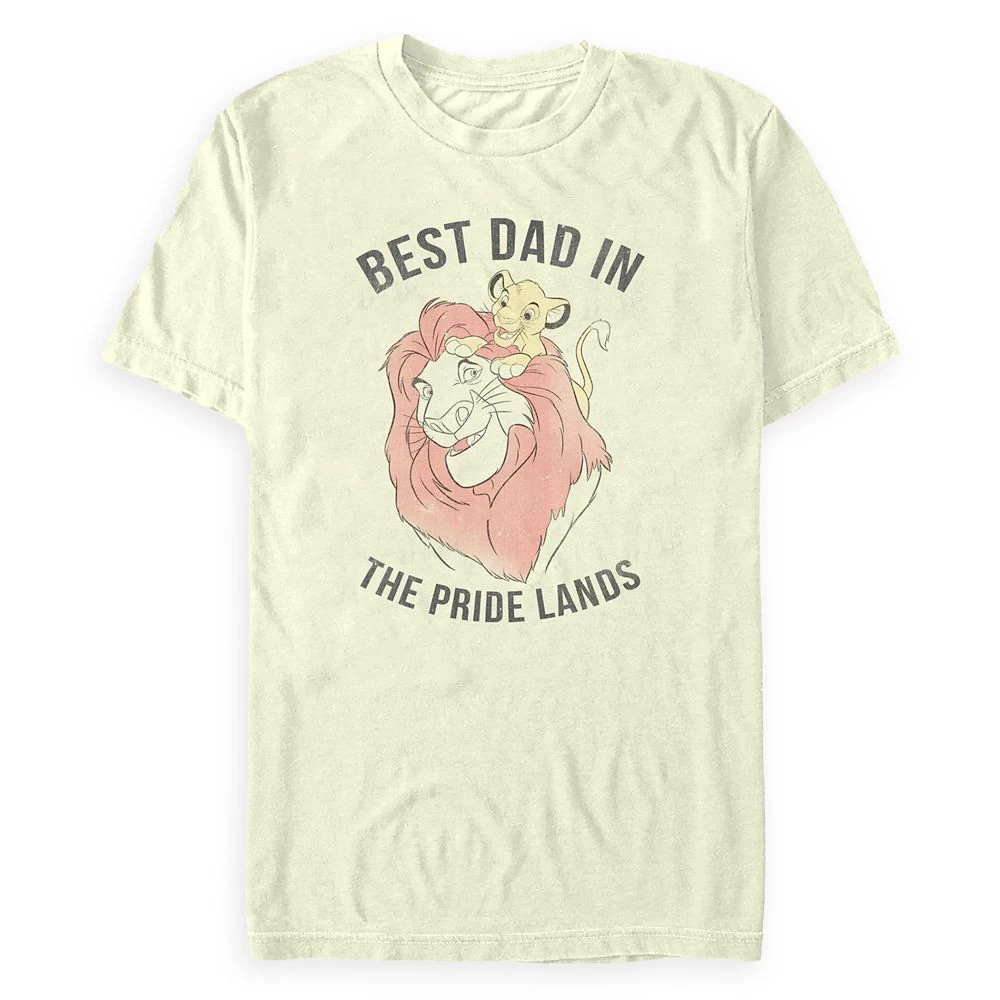 Disney Simba And Mufasa ''Dad'' T-Shirt For Adults β The Lion King 3 Disney Simba And Mufasa ''Dad'' T-Shirt For Adults β The Lion King