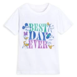Front Page 26 Disney Mickey Mouse And Friends ''Best Day Ever'' T-Shirt For Kids