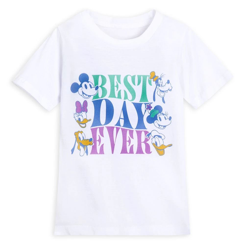 Disney Mickey Mouse And Friends ''Best Day Ever'' T-Shirt For Kids 2 Disney Mickey Mouse And Friends ''Best Day Ever'' T-Shirt For Kids