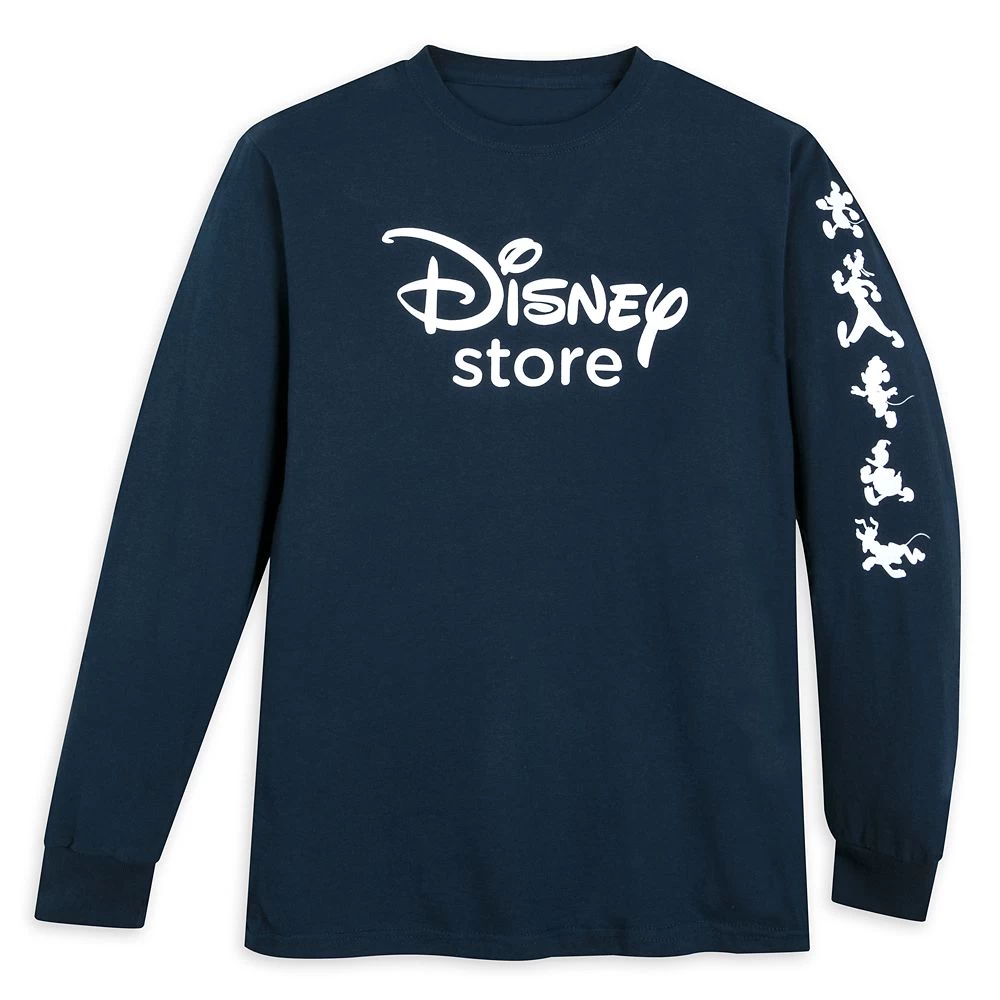 Disney Store Logo Long Sleeve T-Shirt For Adults 2 Disney Store Logo Long Sleeve T-Shirt For Adults