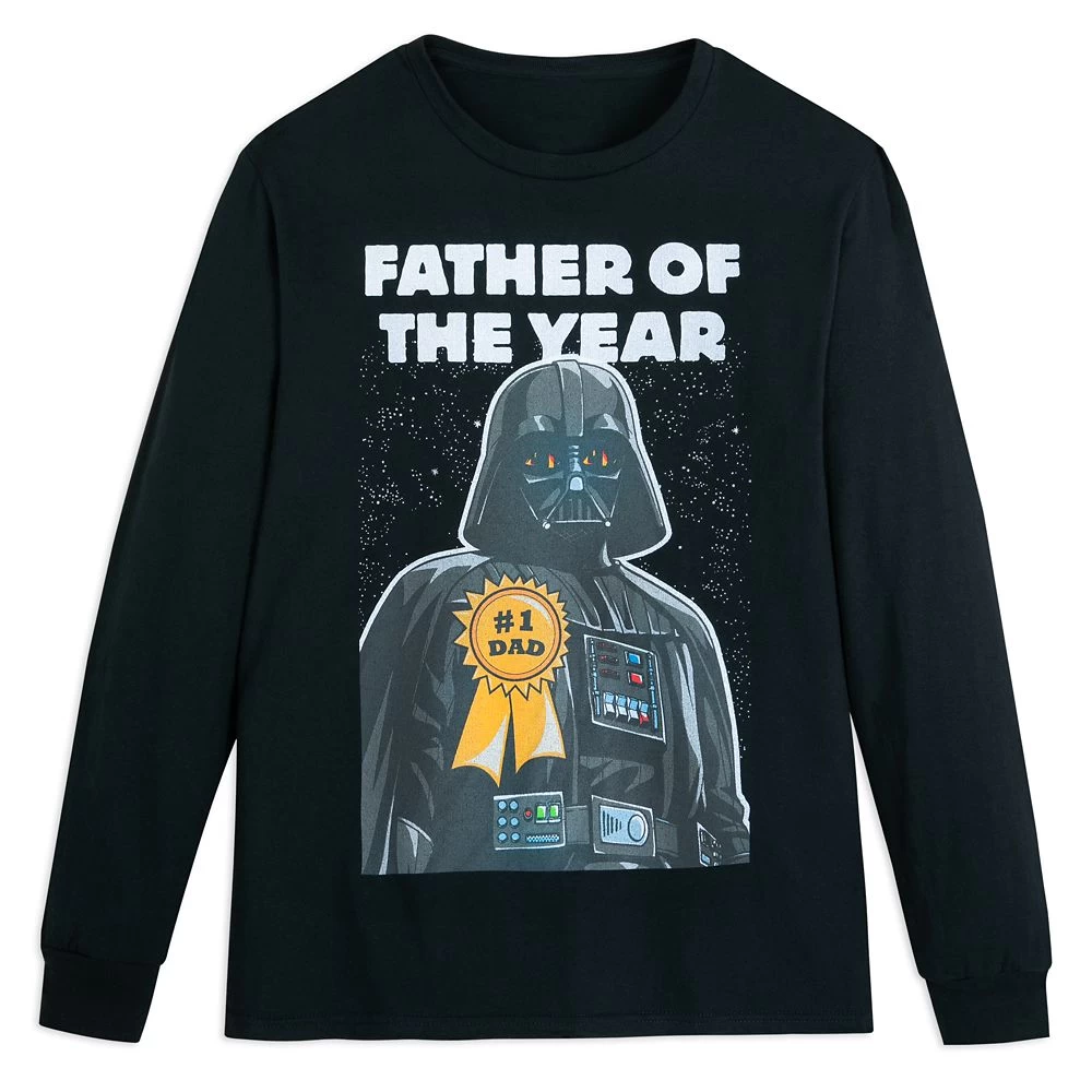 Disney Darth Vader ''Father Of The Year'' Long Sleeve T-Shirt For Men – Star Wars 3 Disney Darth Vader ''Father Of The Year'' Long Sleeve T-Shirt For Men – Star Wars